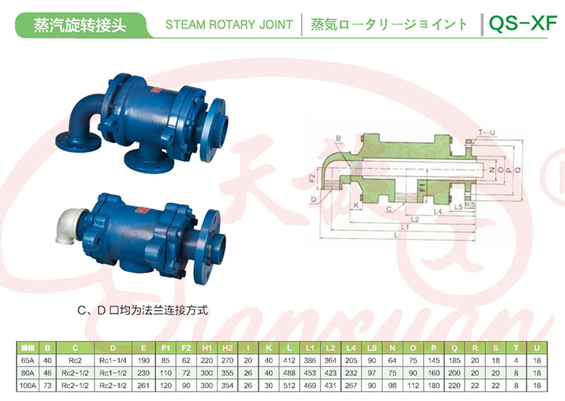 QS-XF(65-100)型旋转接头